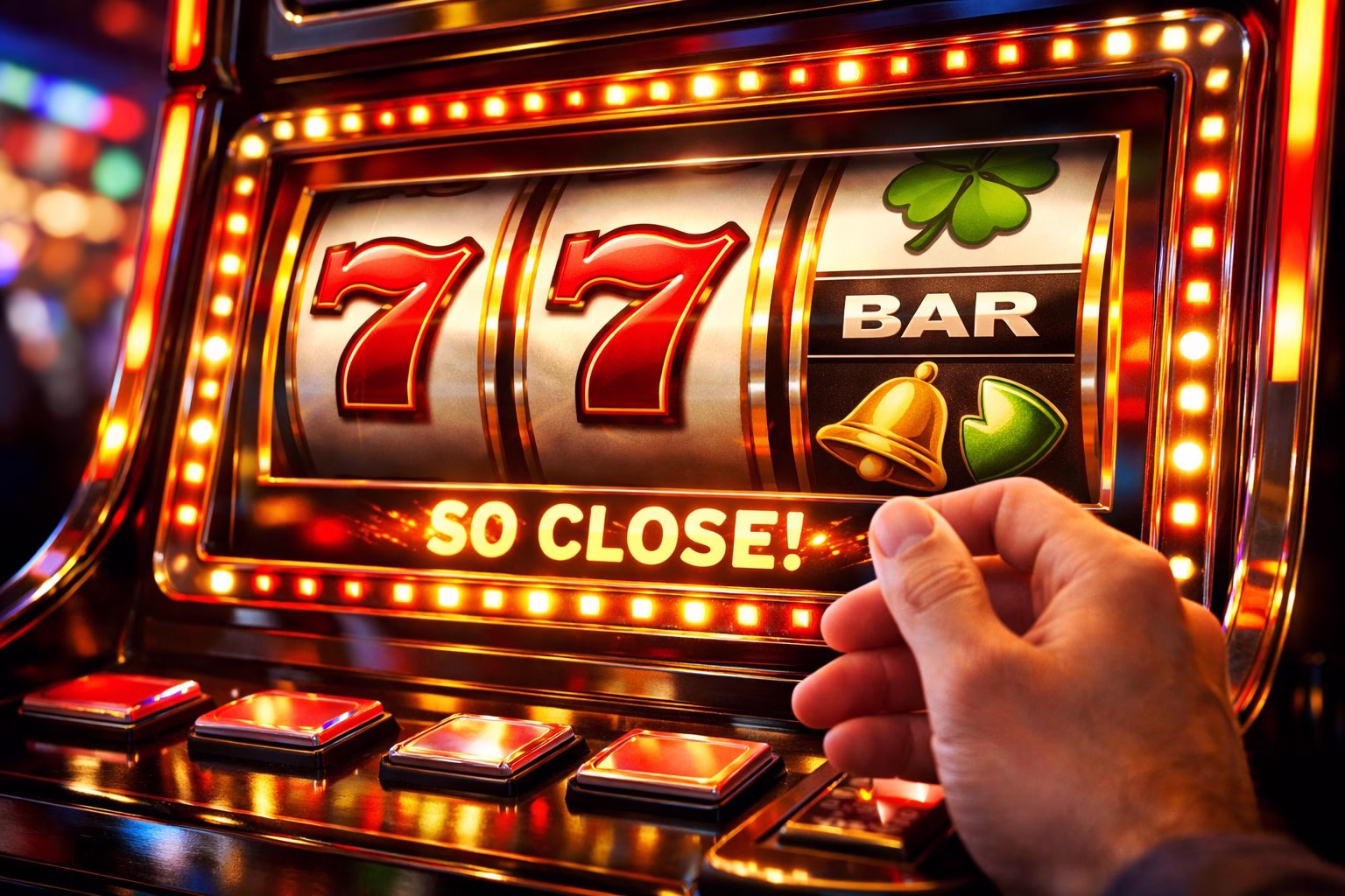 Fake wins efekts spēļu automātos