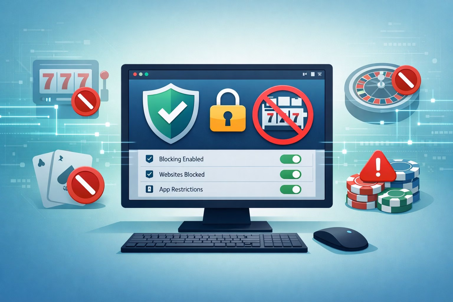 Azartspēļu bloķēšanas programmas