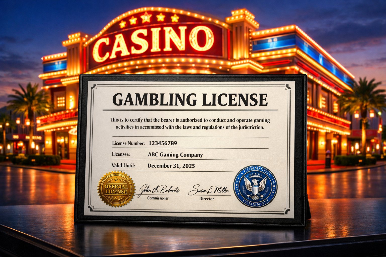 Azartspēļu licence